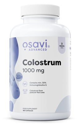 Osavi Siara Bydlęca Colostrum 1000 mg 180 kapsułek