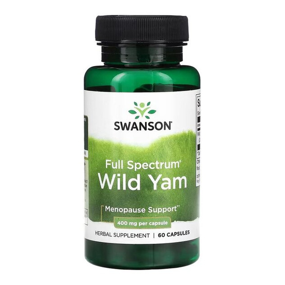 Swanson Pochrzyn Włochaty 400mg Wsparcie dla Kobiet 60 Kapsułek