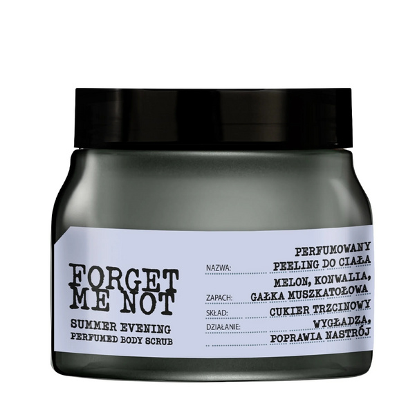 Farmona Forget Me Not Summer Evening Perfumowany Peeling do Ciała z Cukrem Trzcinowym i Złotą Perłą 270g