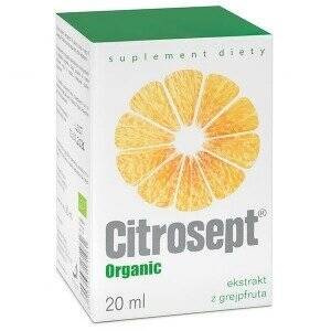 Citrosept Organic Ekstrakt Z Grejpfruta 20ml