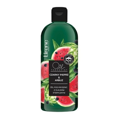 Lirene Oil Therapist Nawilżający Żel pod Prysznic Czarny Pieprz i Arbuz 400ml