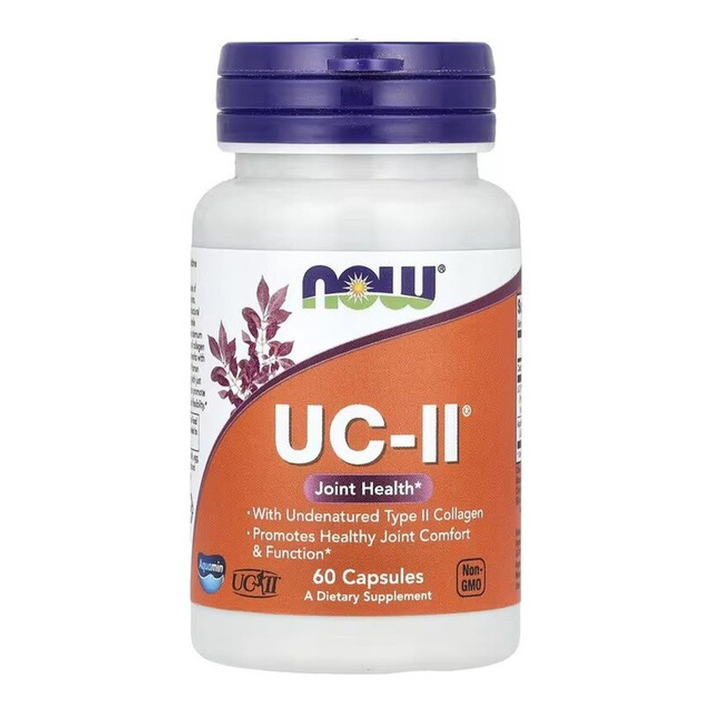 Now Foods UC-II Undenatured Type II Collagen Wspiera Stawy 60 Kapsułek