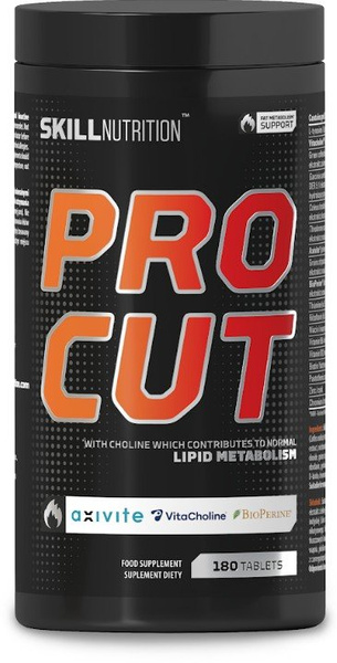 Skill Nutrition Pro Cut Wsparcie Metabolizmu Tłuszczów 180 tabletek