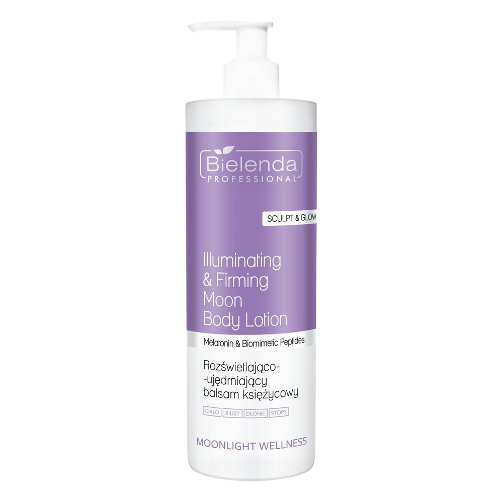 Bielenda Professional MOONLIGHT WELLNESS Rozświetlająco-ujędrniający balsam księżycowy 500ml