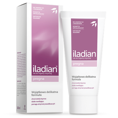 Iladian Pregna Hipoalergiczny Żel do Higieny Intymnej dla Kobiet w Ciąży i po Porodzie 180ml