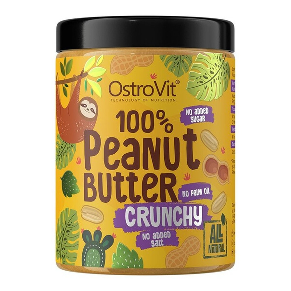 100% Peanut Butter, Crunchy - 1000g