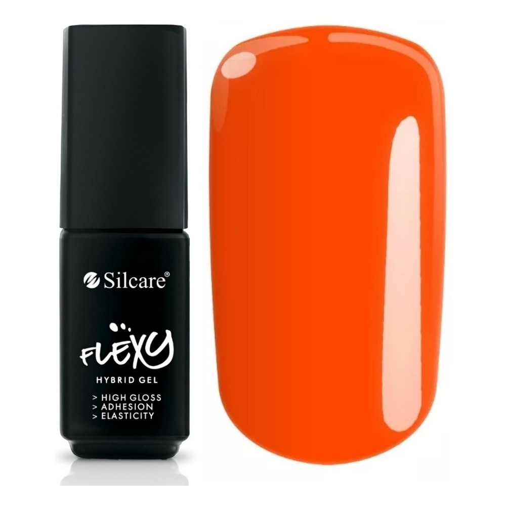 Silcare Flexy lakier hybrydowy UV/LED 123 Neon Orange 4.5g