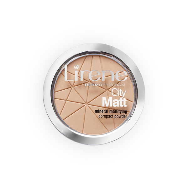 Lirene City Matt Mineralny Puder Matujący 02 Naturalny 9g