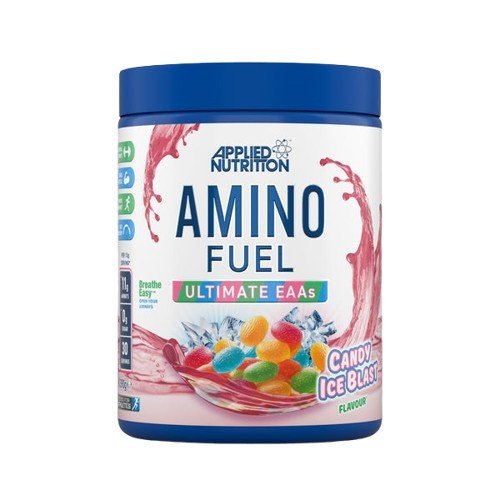 Applied Nutrition Amino Fuel Candy Icy Blast Aminokwasy EAA BCAA w Proszku Na Regenerację Potreningową 390g