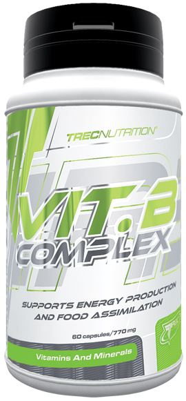 Trec Nutrition Vitamin B Complex 60 kaps. - Wsparcie Metabolizmu i Układu Nerwowego