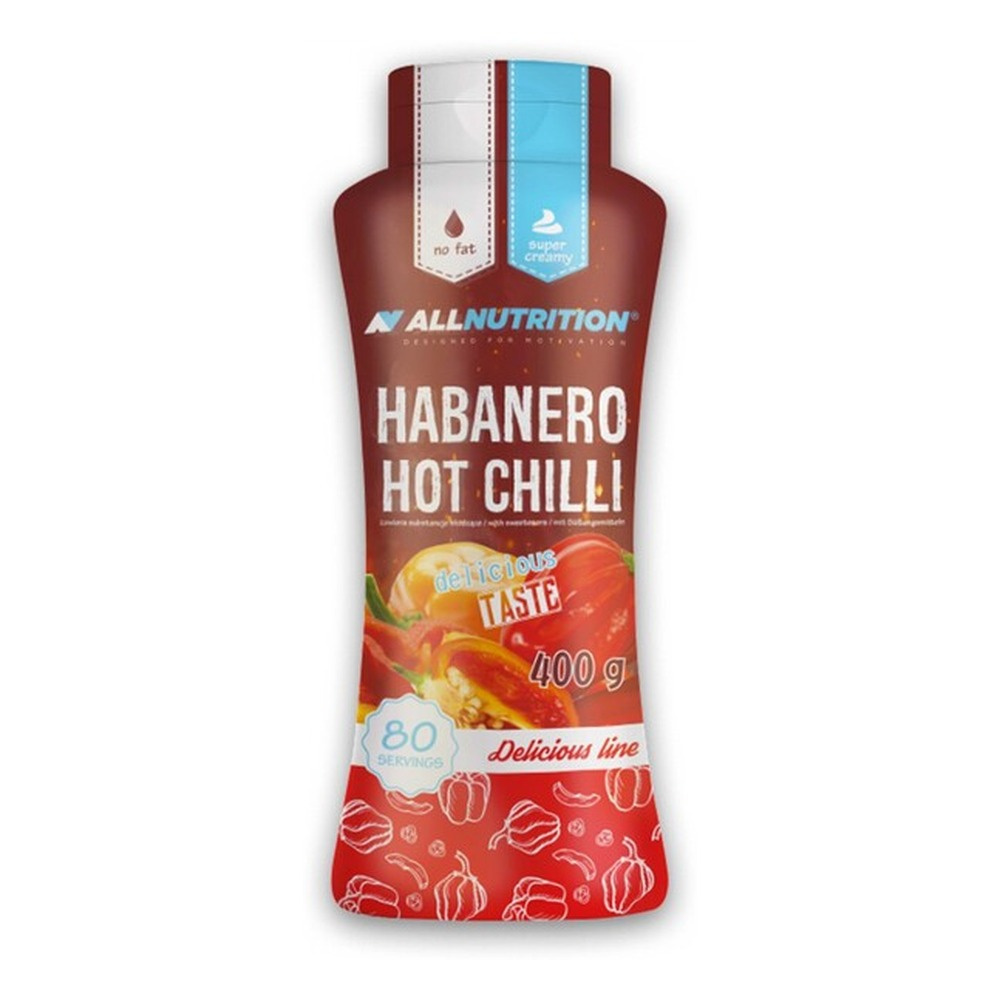 Allnutrition Sos Ostry Habanero Chilli Niskokaloryczny na Dietę 400g