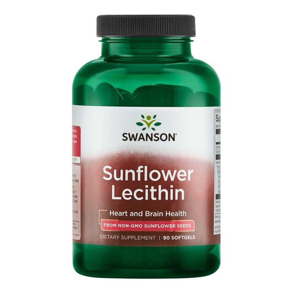 Swanson Lecytyna Słonecznikowa 1200mg na Pamięć i Koncentrację 90 Kapsułek