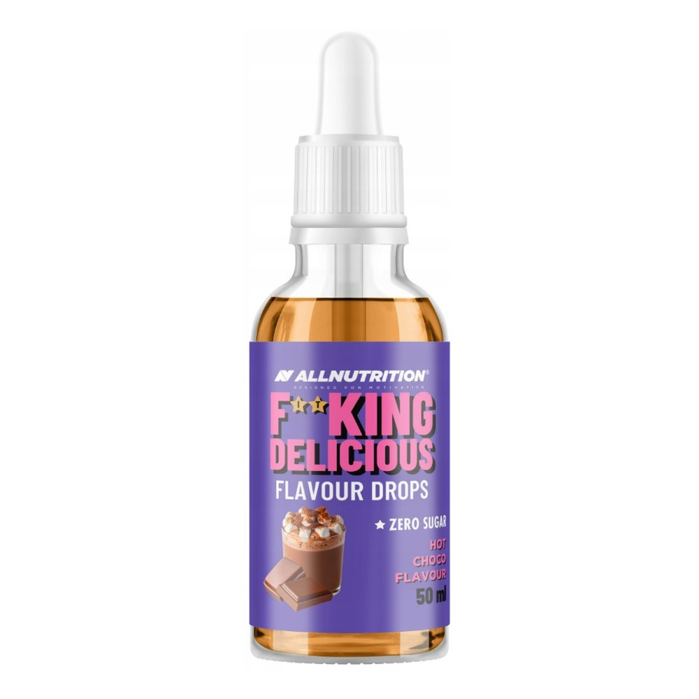 Allnutrition Fitking Delicious Flavour Drops, Hot Choco - 50 ml.