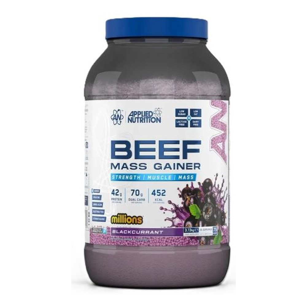Beef Mass Gainer, Millions Blackcurrant - 3130g