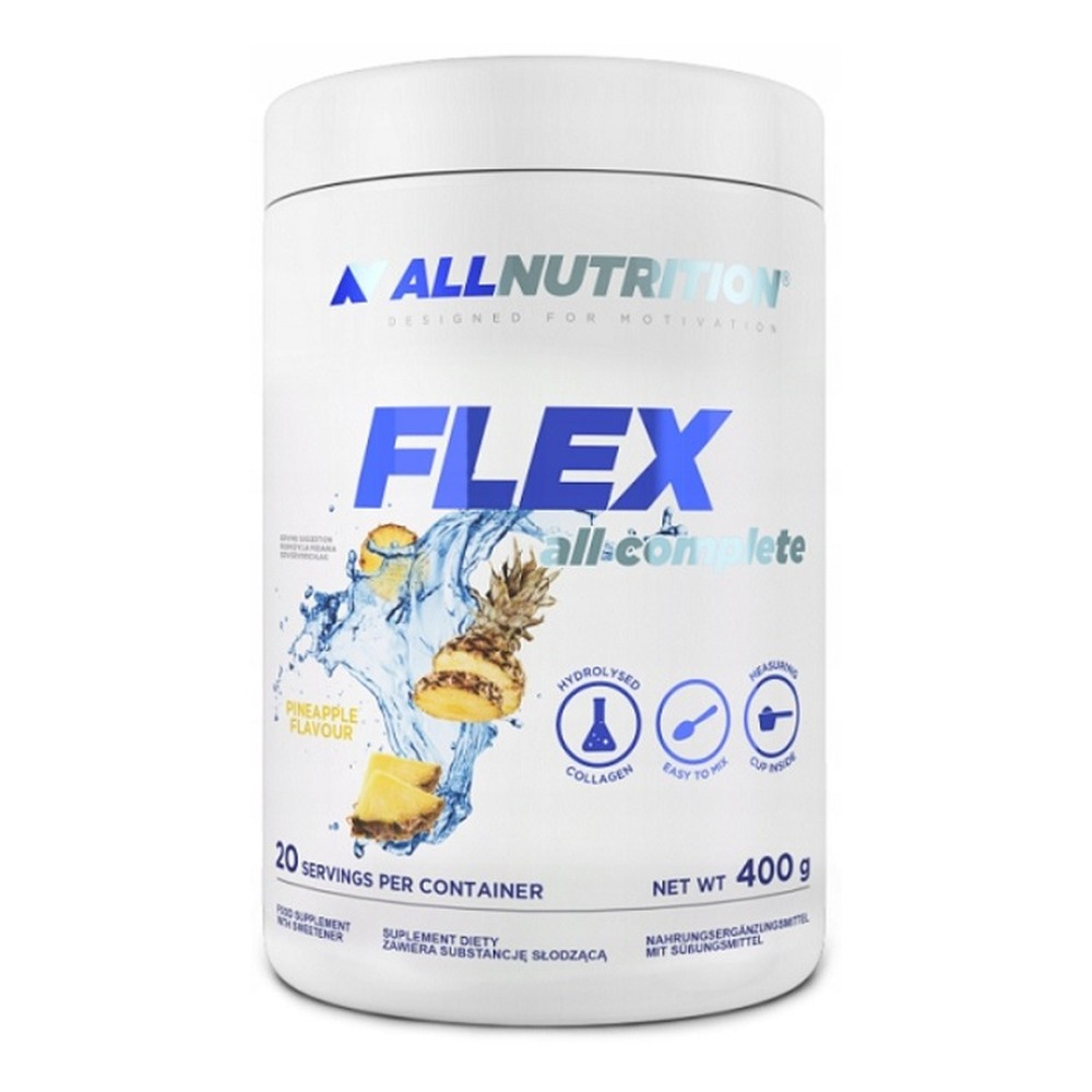 Allnutrition Flex All Complete Ananas Kolagen w Proszku na Wsparcie Stawów i Chrząstki 400g