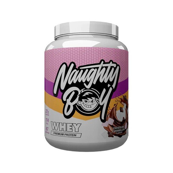 Naughty Boy Advanced Whey Odżywka Białkowa Na Wzrost Mięśni Czekolada z Karmelem 2010g