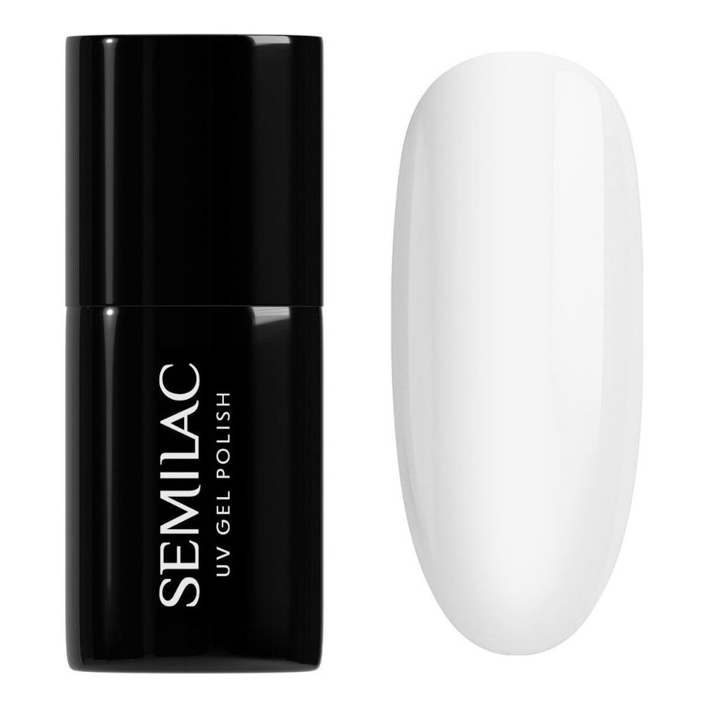 Semilac Black & White Lakier Hybrydowy 001 Strong White 7ml