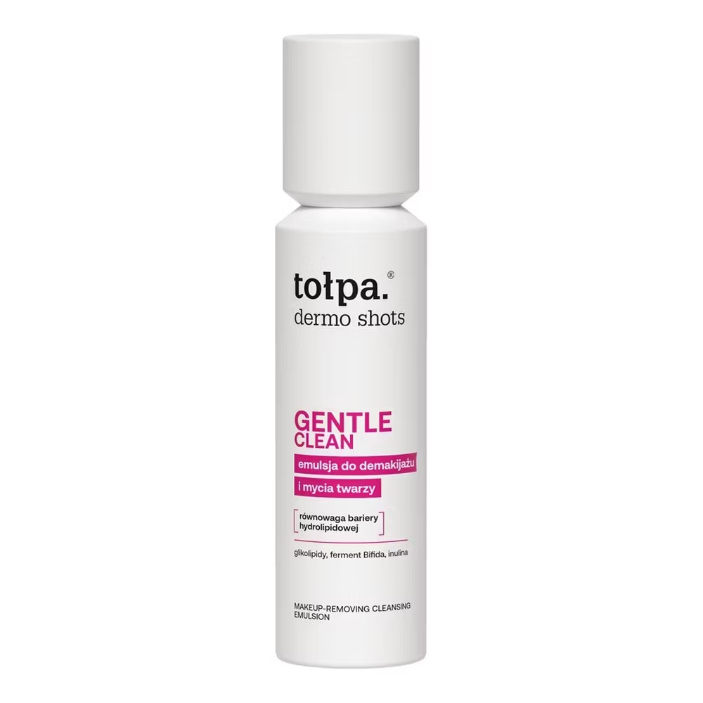 Tołpa dermo shots emulsja do demakijażu i mycia twarzy GENTLE CLEAN, 120ml