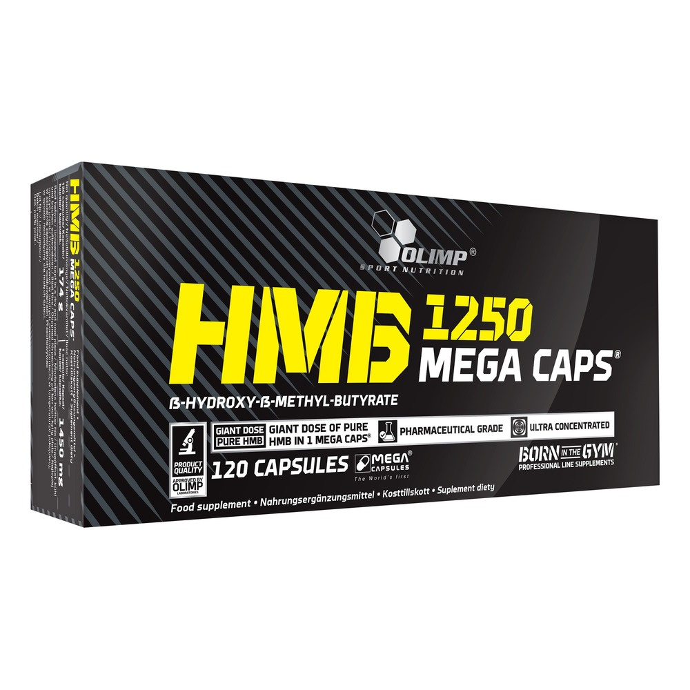 Olimp HMB Mega Caps 1000mg Wspierający Trening 120 Kapsułek