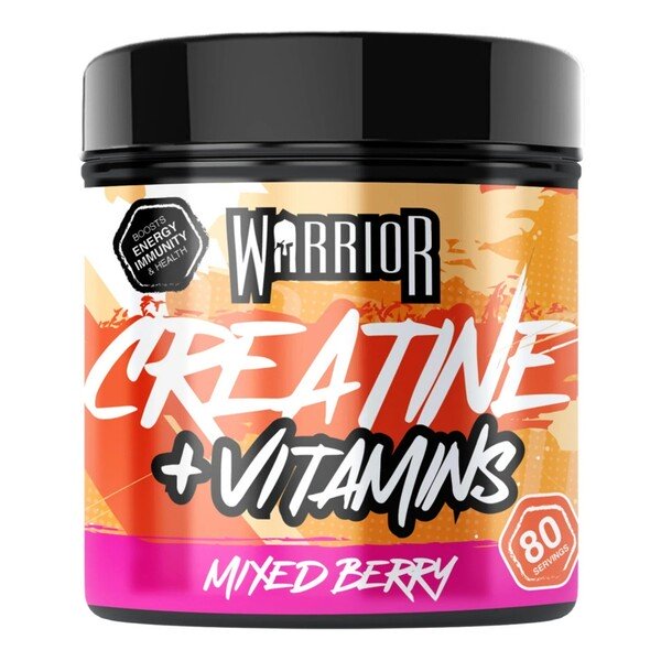 Warrior Creatine + Vitamins, Mixed Berry - 360g