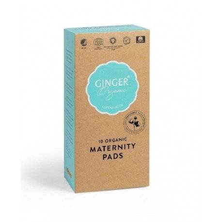 Ginger Organic Maternity Pads Podkłady Poporodowe GMO 10szt