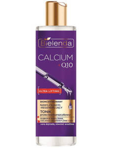 Bielenda Calcium + Q10 Nawilżająco-Regenerujący Tonik Przeciwzmarszczkowy 200ml