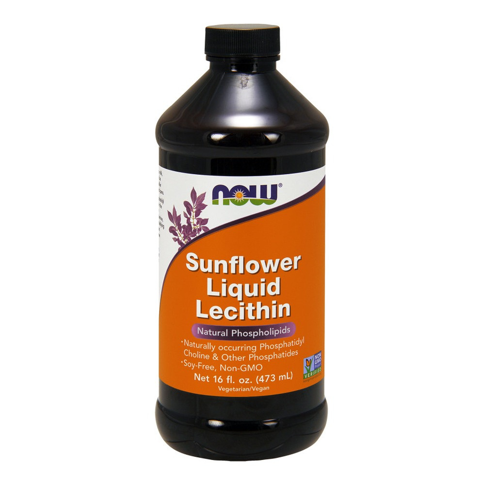 Now Foods Sunflower Lecithin Liquid Lecytyna z Nasion Słonecznika 473ml