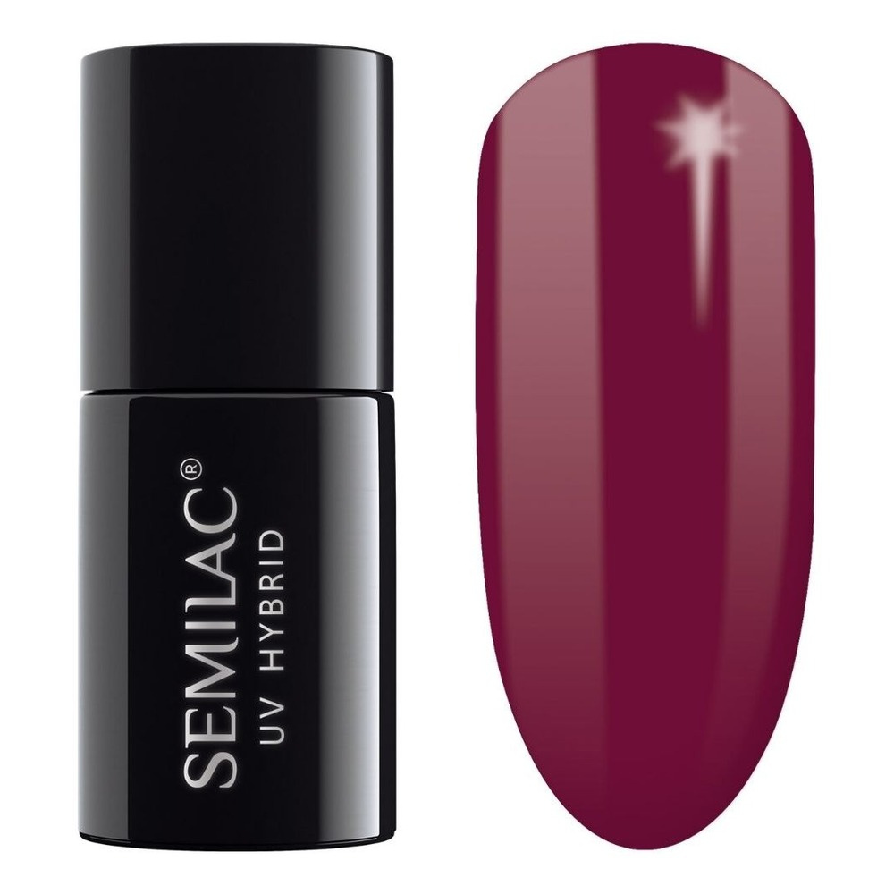 Semilac Classic Lakier Hybrydowy Hottie - 028 Classic Wine 7ml
