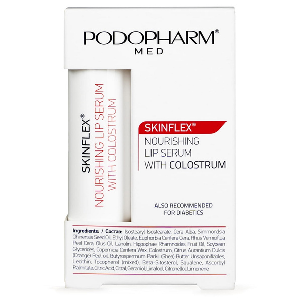 Podopharm Med Skinflex Serum Regeneracyjne do Ust z Colostrum 4.9g