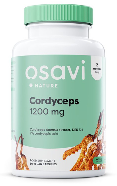 Osavi Kordyceps 1200mg 60 wegańskich kapsułek