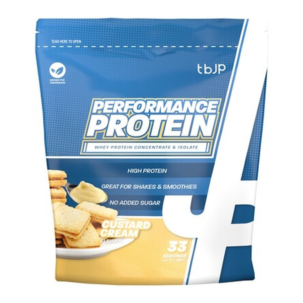 Trained by JP Performance Protein, Custard Cream - 1000g