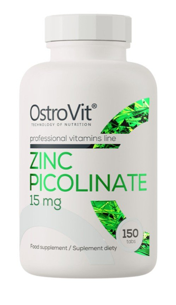 OstroVit Zinc Picolinate, 15mg - 150 tablets