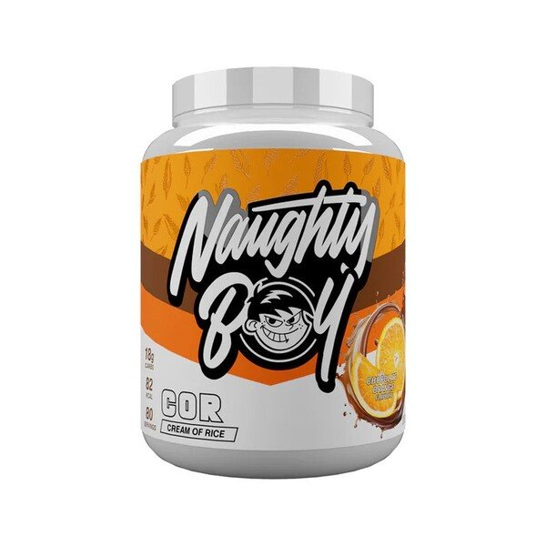 Naughty Boy Cream of Rice Czekolada Pomarańcza Odżywka Węglowodanowa na Energię 2000g