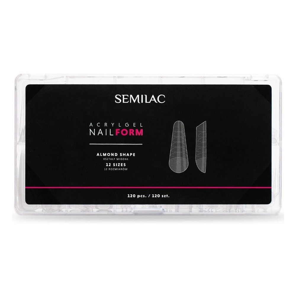 Semilac Acrylgel Formy do Paznokci Almond 120 szt