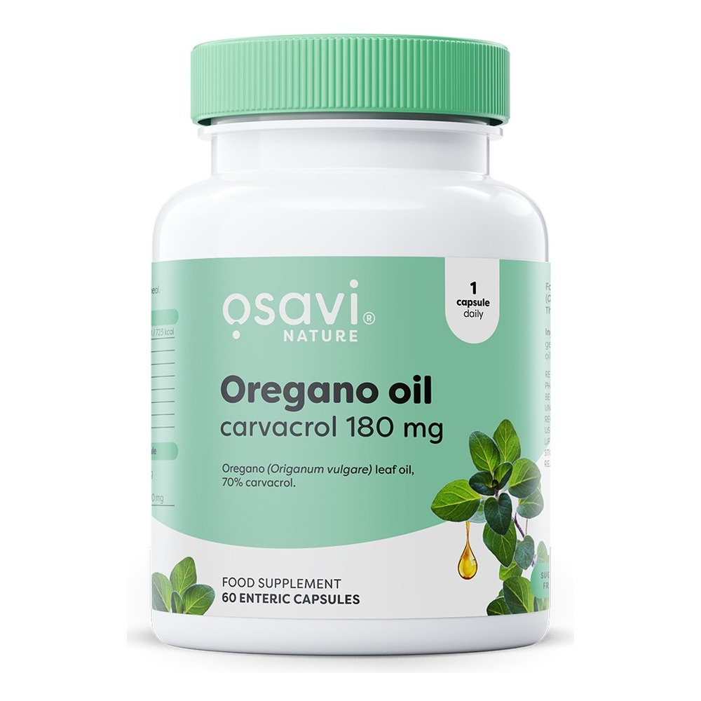 Osavi Olejek z Oregano Karwakrol 180mg 60 kapsułek dojelitowych