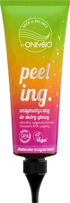 OnlyBio Hair In Balance Enzymatyczny Peeling do Skóry Głowy z Kwasami AHA 125ml