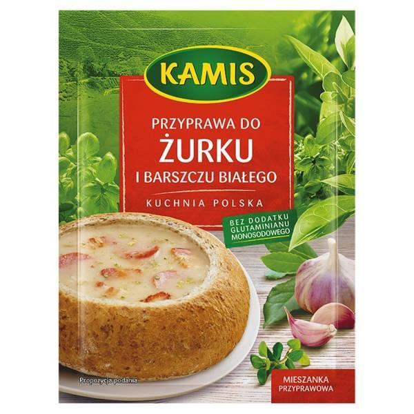 Kamis Kuchnia Polska Przyprawa do Żurku i Barszczu Białego Mieszanka Przyprawowa 25g