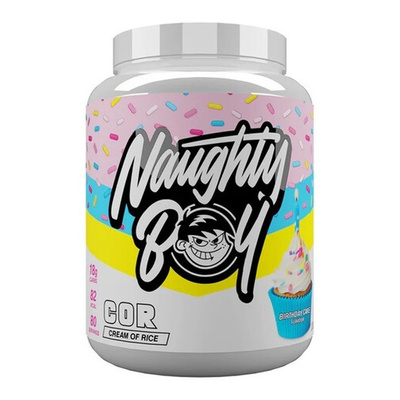 Naughty Boy Cream of Rice Tort Urodzinowy Odżywka Węglowodanowa dla Sportowców 2000g