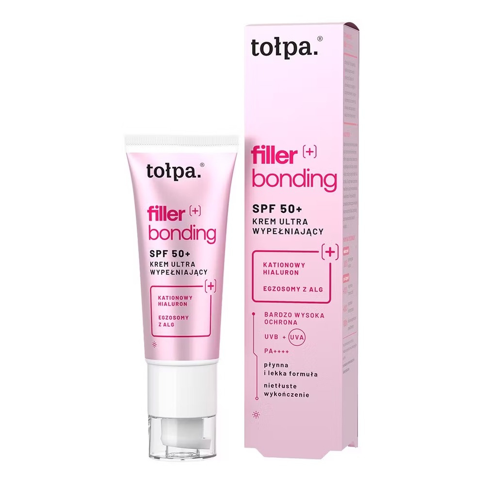 Tołpa filler (+) bonding ultra wypełniający krem z maksymalną ochroną SPF 50+, 40ml