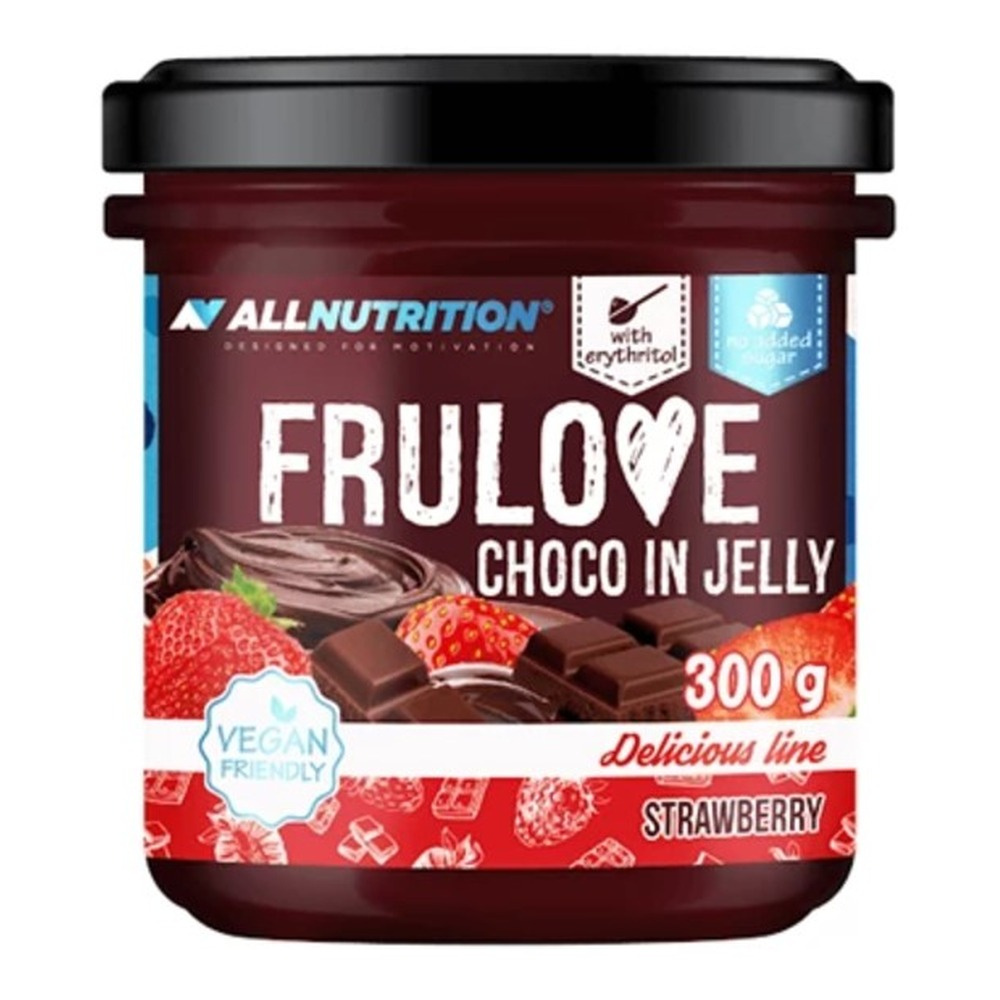 Allnutrition Frulove Choco In Jelly Truskawka Frużelina Niskocukrowa 300g