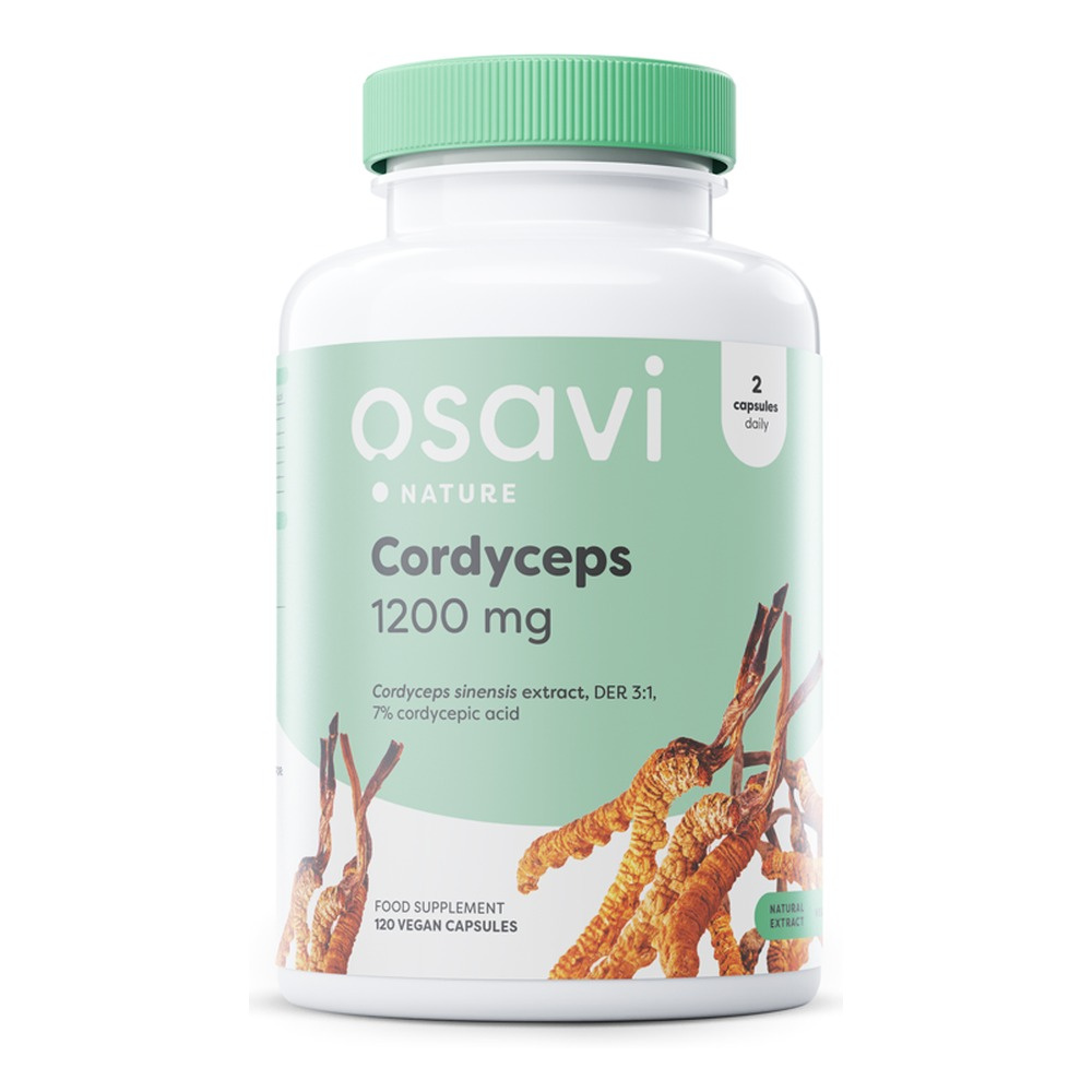 Osavi Kordyceps 1200 mg zawierający ekstrakt z maczużnika 120 kapsułek