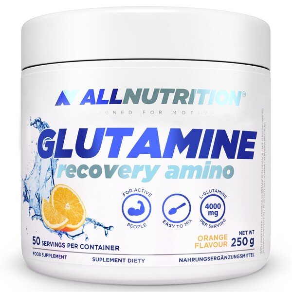 Allnutrition Glutamine Recovery Amino Proszek z Tauryną Na Regenerację Mięśni 250g