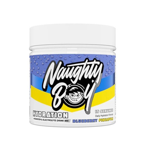 Naughty Boy Hydration Borówka Ananas Napój Elektrolitowy w Proszku Na Nawodnienie 127g