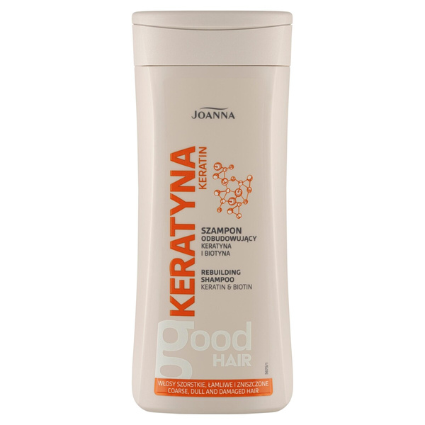 Joanna Keratyna Szampon z Keratyną do Włosów Szorstkich Łamliwych i Zniszczonych 200ml