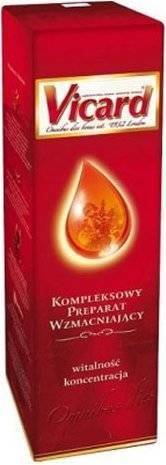 Vicard Płyn Kompleksowy Preparat Wzmacniający dla Witalności i Koncentracji 1000ml