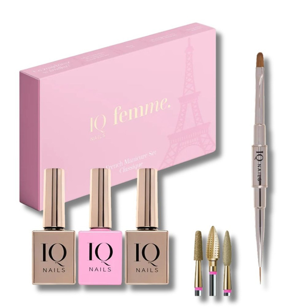 IQ Nails Classique Zestaw do Manicure Francuskiego