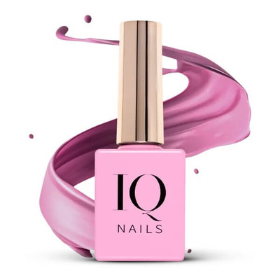 IQ Nails Miss Positive Wzmacniający Lakier Hybrydowy Ciepły Róż 8ml