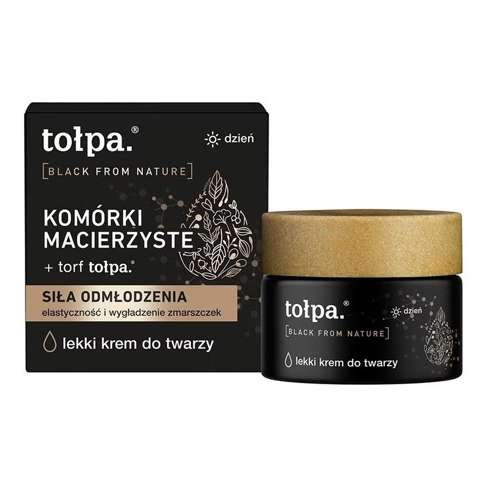 Tolpa Black From Nature Lekki Nawilżający Krem na Dzień Komórki Macierzyste 50ml