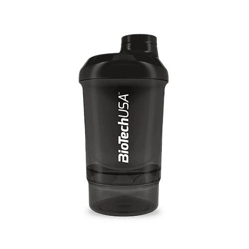 BioTechUSA Wave+ Shaker Czarny Dym 300ml