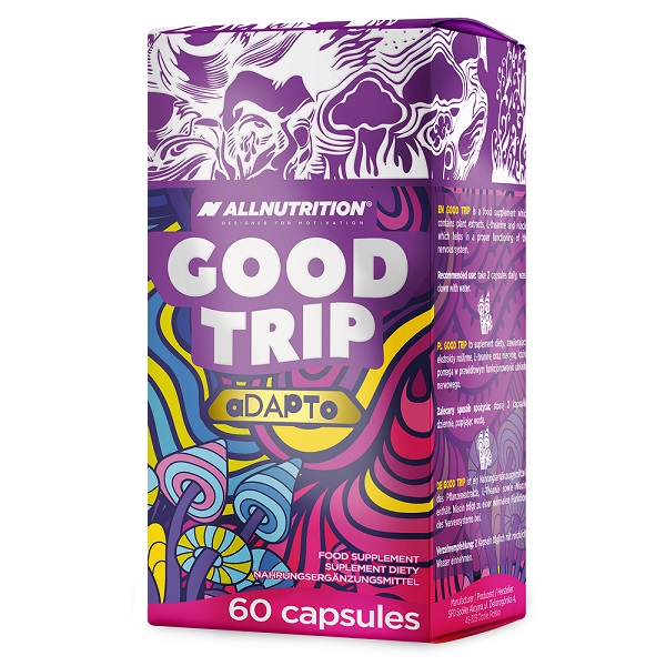 AllNutrition Suplement Diety Good Trip Adapto z Ekstraktami Roślinnymi 60 Kapsułek